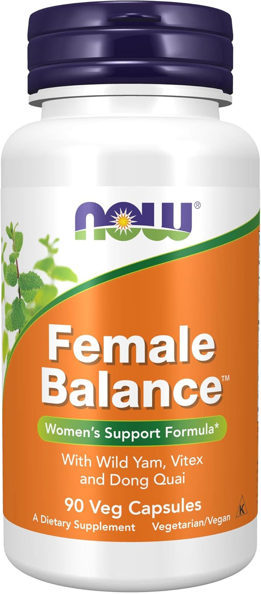 NOW Supplements, Female Balance™ with Wild B-6 and 90 Capsules