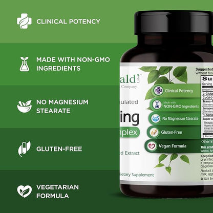 EMERALD LABS Anti-Aging Cellular Complex CoQ10, Grapeseed 60 Vegetable