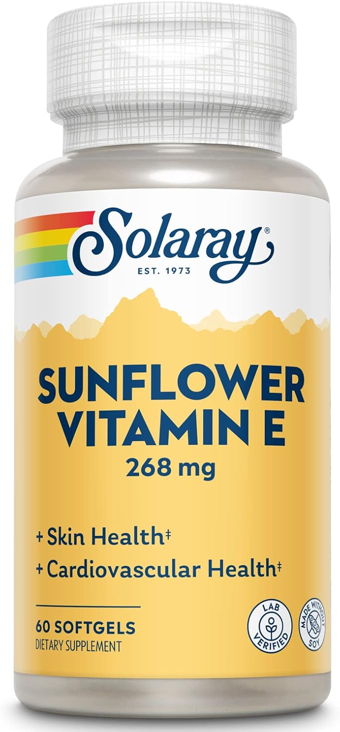 Solaray Super Bio E Sunflower, Softgel 400IU | 60ct