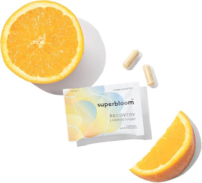 superbloom Recovery Liver Support 10 Sachets, 20 Capsules