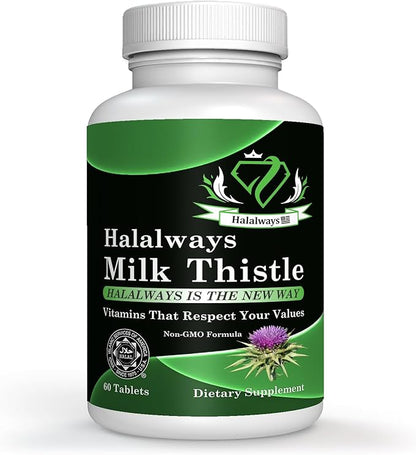 Halalways Milk Thistle Certified Halal Supplement