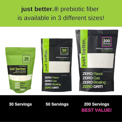 Prebiotic Fiber Supplement for a Healthy Gut 50 servings