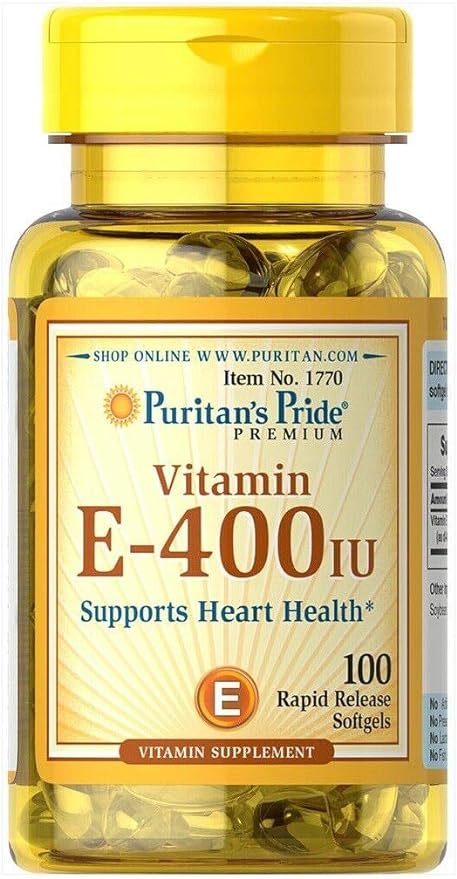 Puritan's Pride Vitamin E-400 Iu Softgels, 100 Count