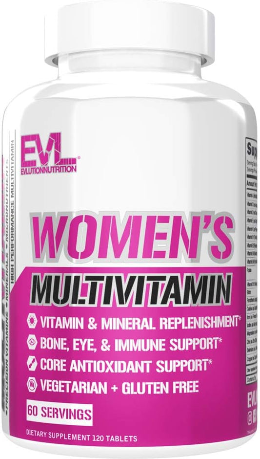Evlution Nutrition Women's Multivitamin 120 Tablets, 60 Days