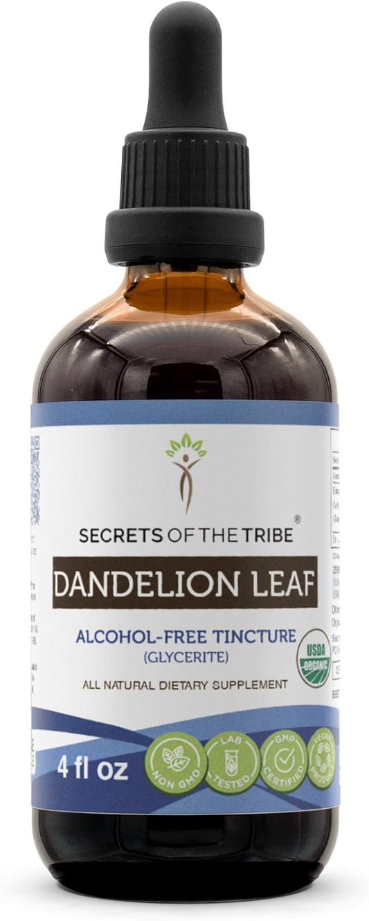 Secrets of the Tribe Dandelion Leaf 100% Certified 4 fl