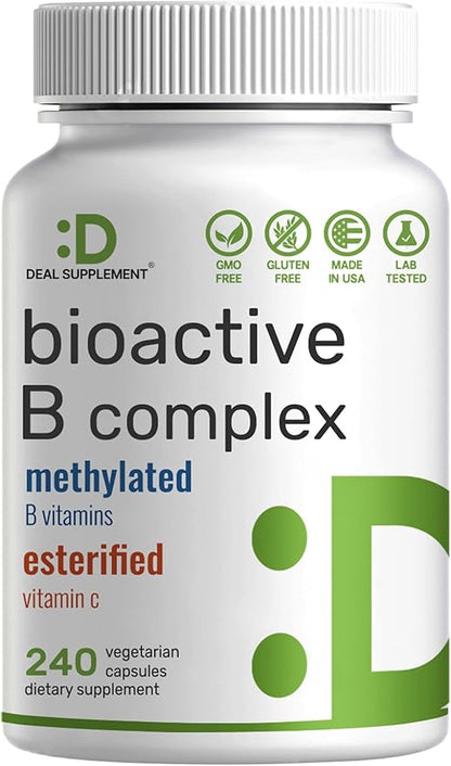Bioactive Vitamin B Complex 240 Veggie