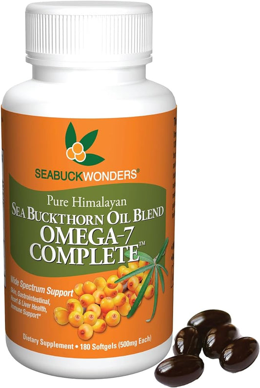 Omega-7 Complete, Made with Organic Sea 30 Count (500mg Each)