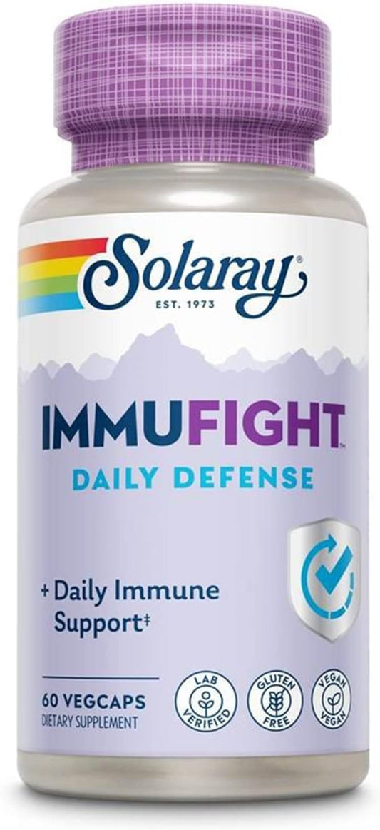 Solaray Immufight Daily Defense 30 Servings, 60 VegCaps