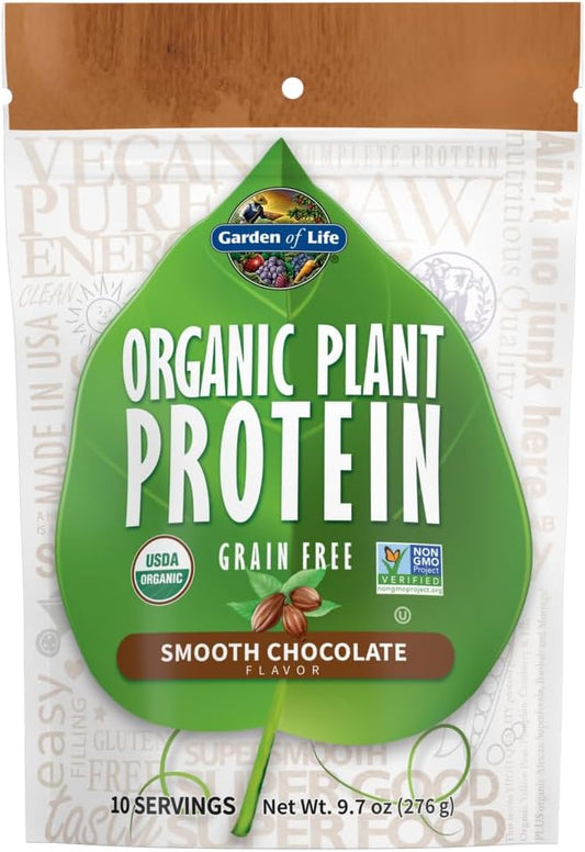 Garden of Life Organic Plant Protein 10 Servings 1 Billion 15 g 9.7 Oz