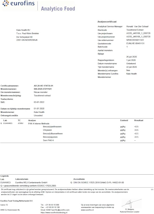 Kala Health Unique Formula with all 8 Tocopherols