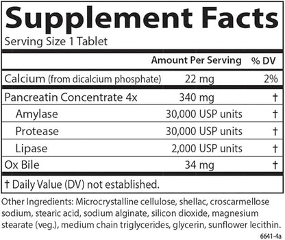 Carlson - Natural Digestive Enzymes, Digestive #34 with 100 Tablets