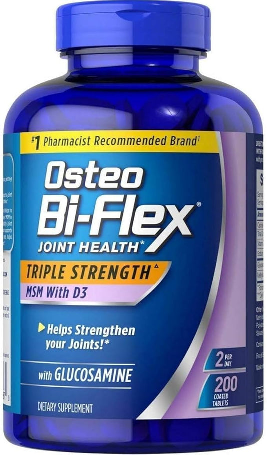 Osteo Bi-Flex Triple Strength Glucosamine 1500 1500 mg D3 1000 1000 UI 200 Count 1)