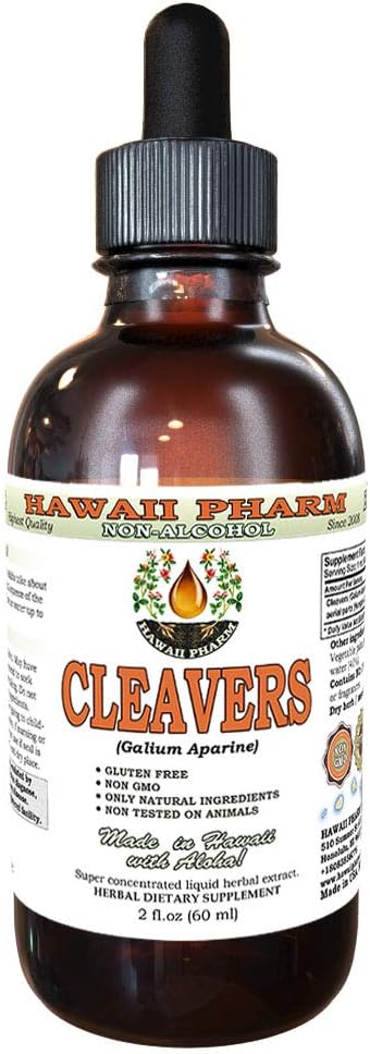 Hawaii Pharm Cleavers Alcohol-Free Liquid Extract, 2 oz
