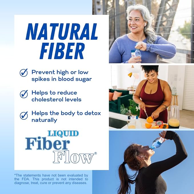 Liquid Fiber Flow Sugar-Free Prebiotic Inulin 100 Packets