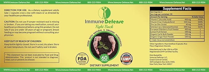 Immune Support Supplement Made with Natural