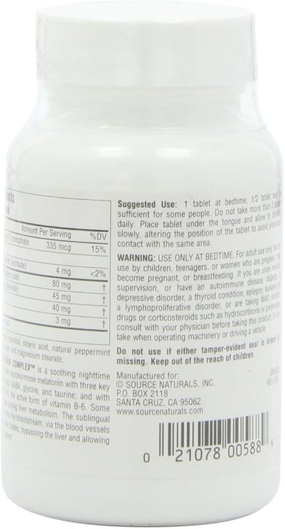 Source Naturals Sleep Science Melatonin Complex 3 mg 100 Lozenges
