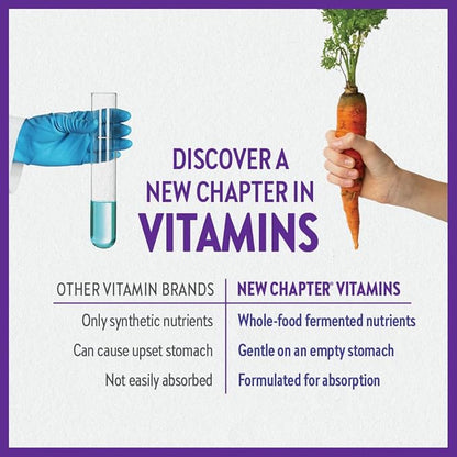 New Chapter Vitamin B Complex, Fermented 100% Vegan, 60 Count