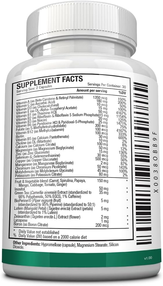 Approved Science Multi-Vitamin 60 Capsules 6 Month
