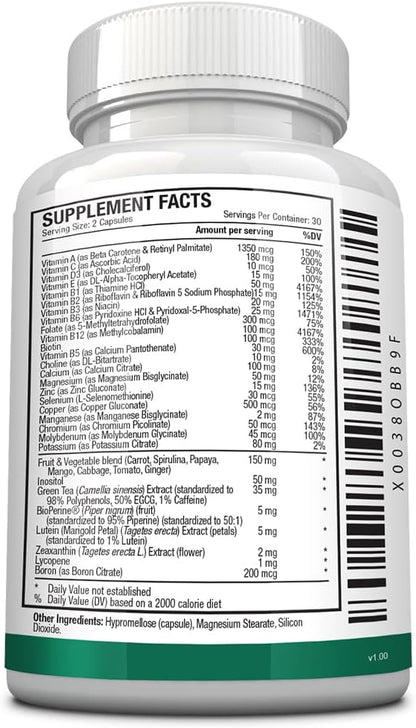 Approved Science Multi-Vitamin 60 Capsules 6 Month