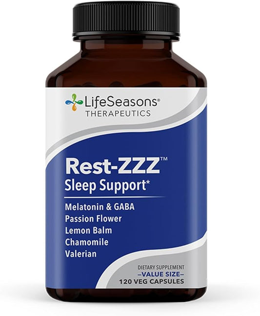 Rest-ZZZ - Powerful Sleep Support Supplement 120 Capsules
