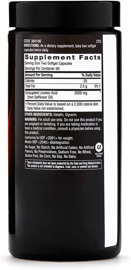 CLA | Conjugated Linoleic Acid | Fuels Energy and Fat Metabolism | Improves Body Composition | 120 Count