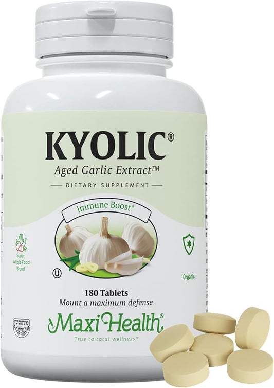 Maxi Health Kyolic Organic Garlic Supplement (180 Count)