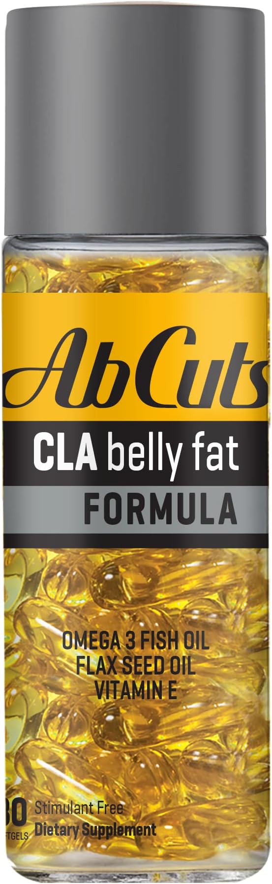 Ab Cuts CLA Belly Fat Formula 80 Easy-to-Swallow 3 Fish