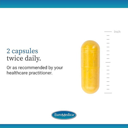 EuroMedica Nerve Complex - Herbal Supplement with Bioactive Vitamin B12 - Circulation & Nerve Health Support Supplement - Vegan Capsules with Boswellia Serrata - 60 Capsules