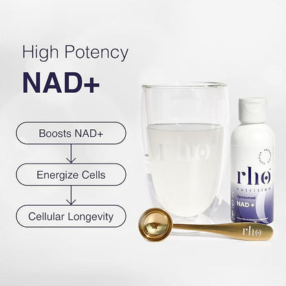 Liposomal NAD+ - Ultra High Absorption Liquid NAD+ Supplement - NMN or Nicotinamide Riboside Alternative - Supports Cellular Longevity, Healthy Aging, Energy Metabolism and Vitality