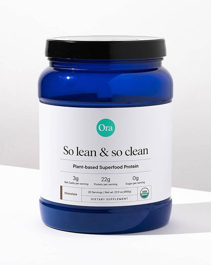 Ora Organic Vegan Protein Powder 22g Plant 20 Servings,