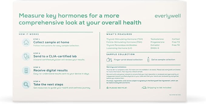 Everlywell Women's Health Test 18+