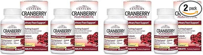 21st Century Cranberry Plus Probiotic Tablets,2 Count (Pack of 2)