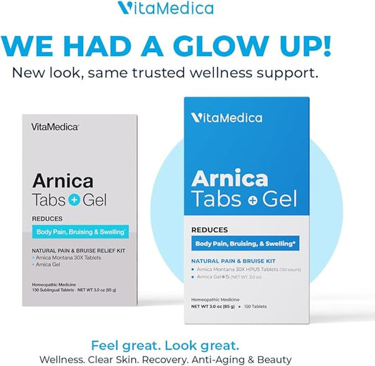 VitaMedica Arnica Montana Tablets & Arnica 150 Rapid 3 Ounce