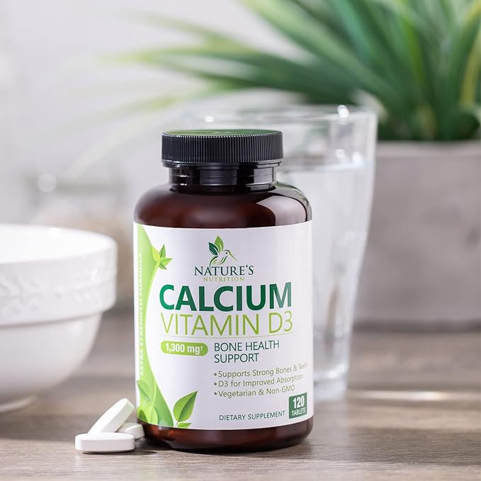 Calcium 1200 mg Plus Vitamin D3, 120 Tablets