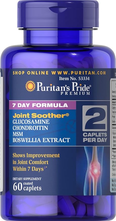 Puritan's Pride 7 Day Formula Joint Boswellia-60 Caplets