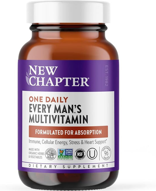 New Chapter Men's Multivitamin for Immune, 96 ct