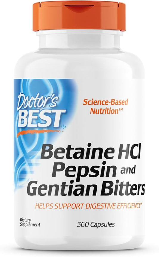 Doctor's Best Betaine HCI Pepsin & 360 Count 1)