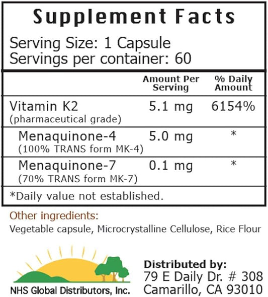 3 Pack of vK2 -Vitamin K2 (mk4 and mk7)