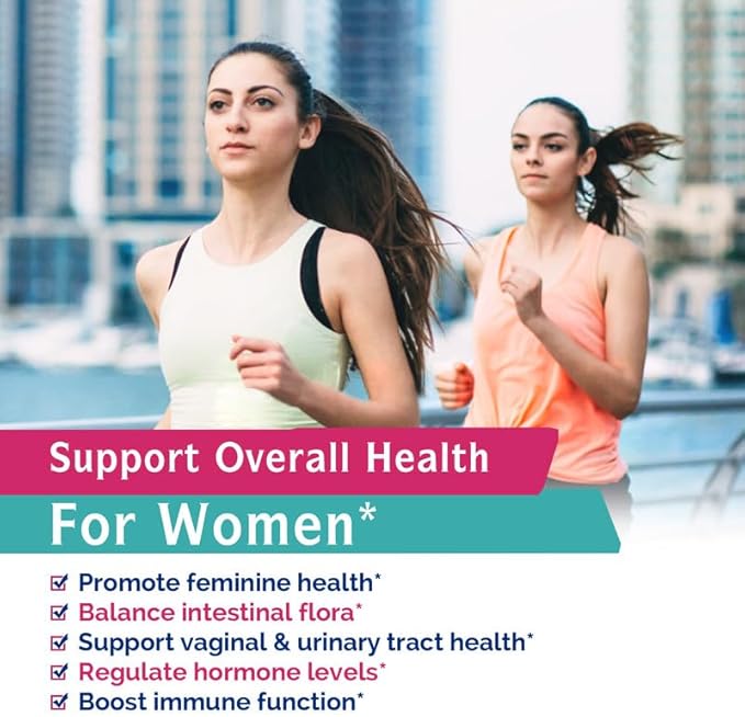 Innate Vitality Probiotics for Women, 100 18 Strains, B6 P5P, P5P, Vaginal 60 Caps