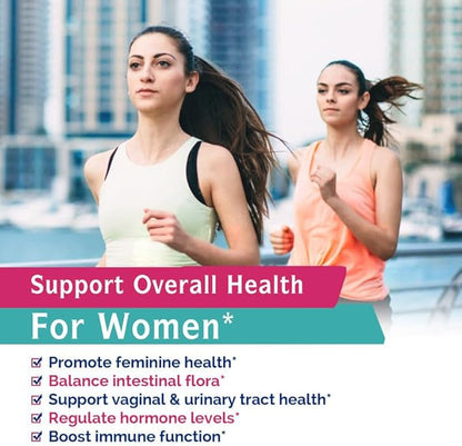 Innate Vitality Probiotics for Women, 100 18 Strains, B6 P5P, P5P, Vaginal 60 Caps