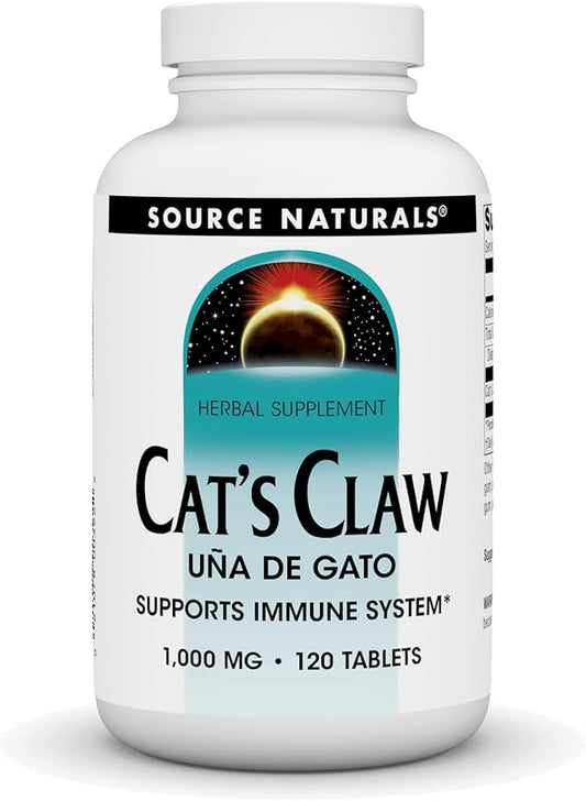 Source Naturals Cat's Claw Bark Una 1000 mg 120 Tablets
