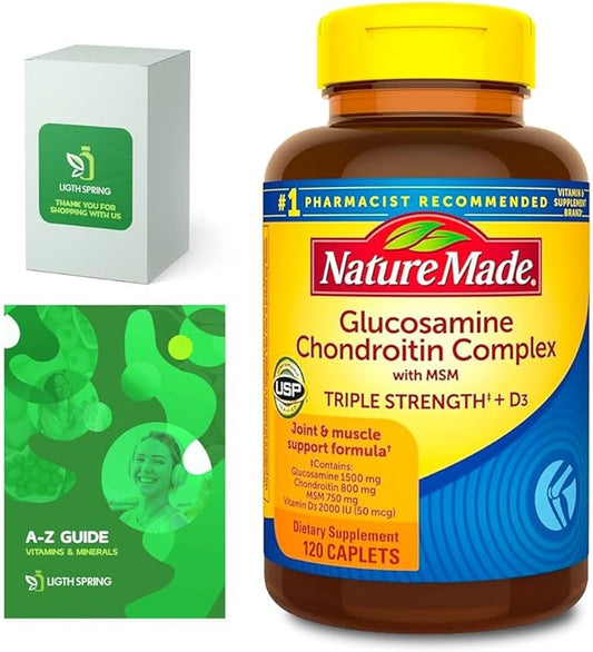 Glucosamine Chondroitin Complex with MSM, Dietary 120 Caplet (2 Items)