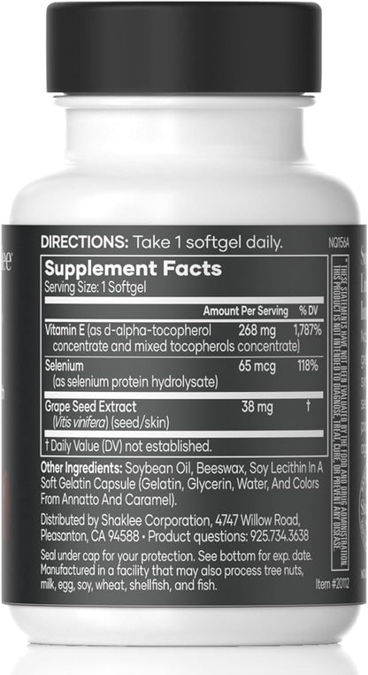 Shaklee - Vitamin E: -Supports Heart, 400 IU 90 Softgels