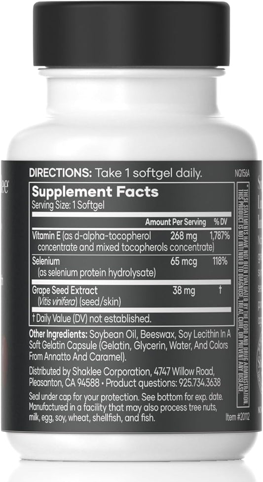 Shaklee - Vitamin E: -Supports Heart, 400 IU 90 Softgels