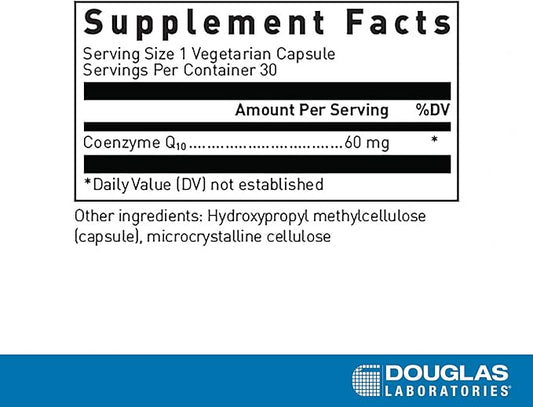 Douglas Laboratories Coenzyme Q-10 60mg 30 Capsules