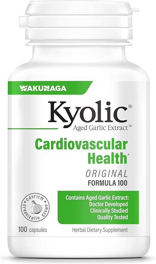 Kyolic Aged Garlic Extract Formula 100, 100 Capsules