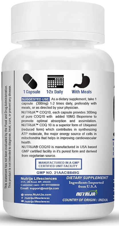 CoEnzyme Q10 (CoQ10) 300Mg 60-Capsules 60-Capsules
