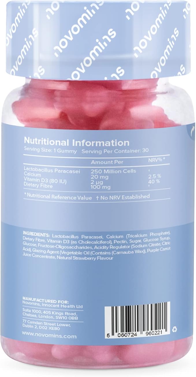 Novomins Kids Probiotic Gummies – Probiotics 30 Chewable