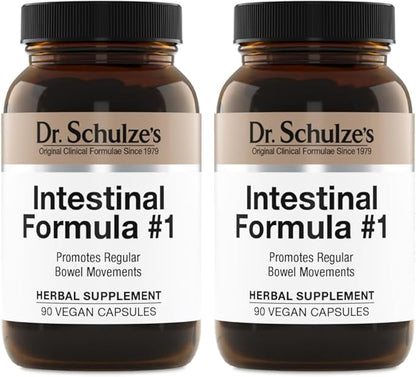 Dr. Schulze's Intestinal Formula #1 Colon Bowel Cleanse, 90 caps, 2 Count
