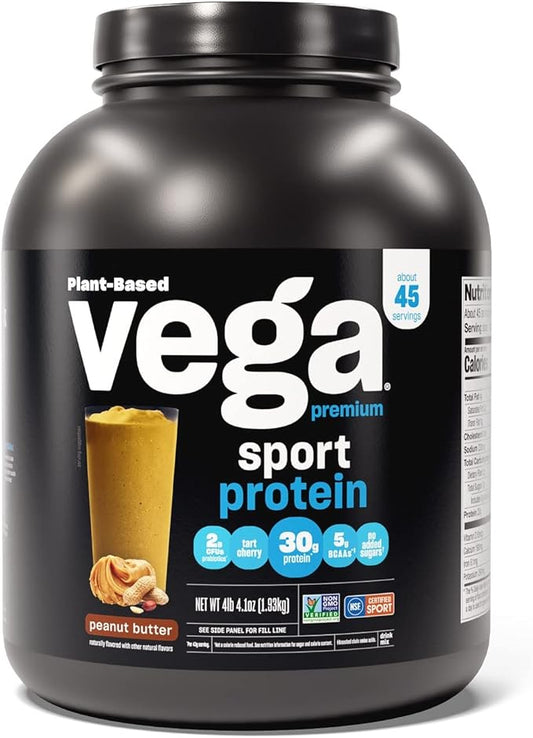 Vega Premium Sport Protein Peanut Butter 4lb 4.1 4.1 oz